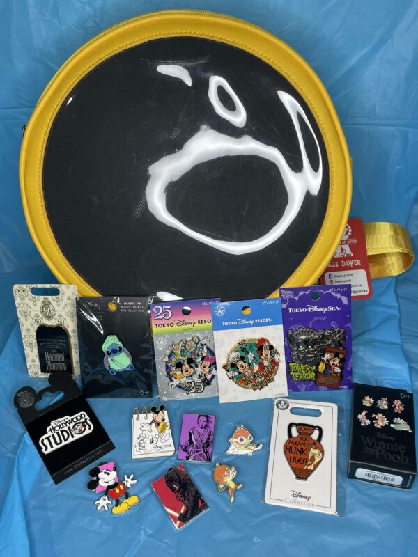 2024 Jolly Holidays Lot 04 - Pin Bag & Pins